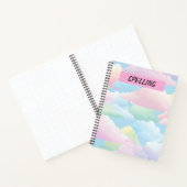  PASTEL PLUIZIGE WOLKEN NOTITIEBOEK (Binnen)