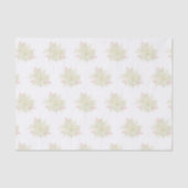 Pastel Poinsettia Roze Goud Traditioneel  Tissuepapier (Voorkant)