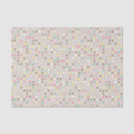 Pastel Polka Dot Baby shower Tissuepapier