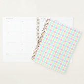Pastel Polka Dot Hardcover Spiral Planner (Display)