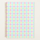 Pastel Polka Dot Hardcover Spiral Planner (Voorkant)