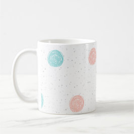 Pastel Polka Dot Koffiemok