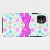 PASTEL POLKA DOT MET BOW TELEFOONGEVAL Case-Mate iPhone CASE (Achterkant (horizontaal))