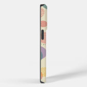 Pastel Polka Dot Retro All-Over Print Patroon met Case-Mate iPhone Case (Achterkant / Rechts)