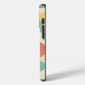 Pastel Polka Dot Retro All-Over Print Patroon met Case-Mate iPhone Case (Achterkant / Links)