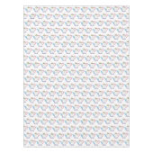Pastel Polka Dot Tea Pot Teapot Party Shower Tafelkleed (Voorkant)