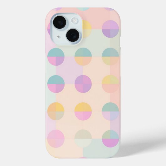 Pastel Polka Dot Telefoonhoes Case-Mate iPhone Case (Achterkant)