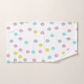 Pastel Polka Dots Bath Towel Set Bad Handdoek (Handdoek)