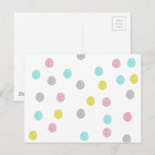 Pastel Polka Dots Briefkaart (Voorkant / Achterkant)