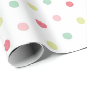 Pastel Polka Dots Cadeaupapier (Rol Hoek)
