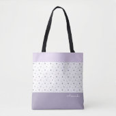 Pastel Polka Dots Canvas tas (Voorkant)