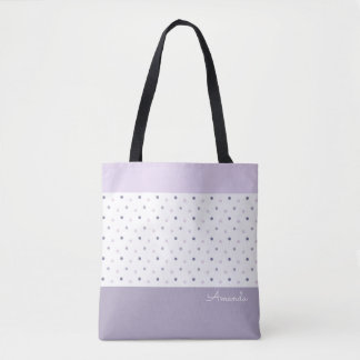 Pastel Polka Dots Canvas tas