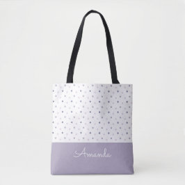 Pastel Polka Dots Canvas tas