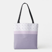 Pastel Polka Dots Canvas tas (Achterkant)
