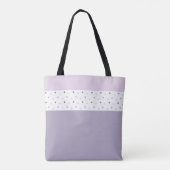 Pastel polka dots Canvas tas (Achterkant)