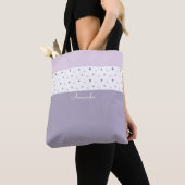 Pastel polka dots Canvas tas (Dichtbij)