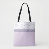 Pastel Polka Dots Canvas tas (Voorkant)