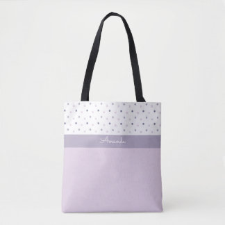 Pastel Polka Dots Canvas tas