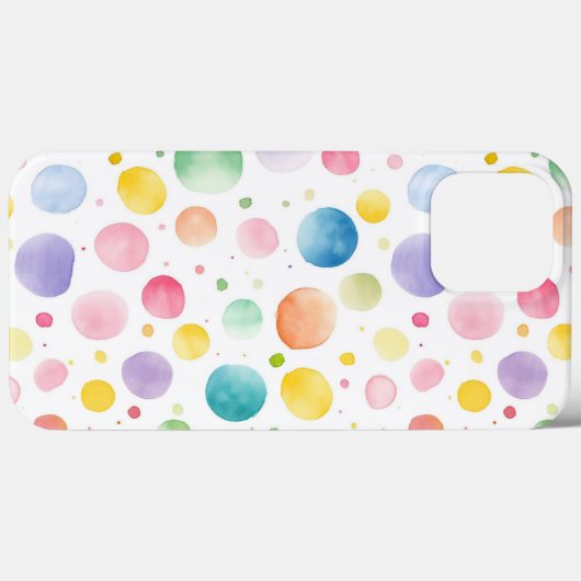 Pastel Polka Dots Case-Mate iPhone Case (Achterkant (horizontaal))