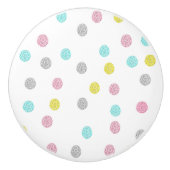 Pastel Polka Dots Ceramic Knob Keramische Knop (Voorkant)
