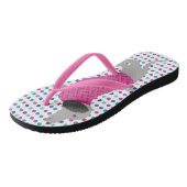 Pastel Polka Dots Dachshund Teenslippers (Schuin)