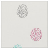 Pastel Polka Dots Fabric Stof (Close Up)