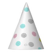 Pastel Polka Dots Feesthoedjes (Links)