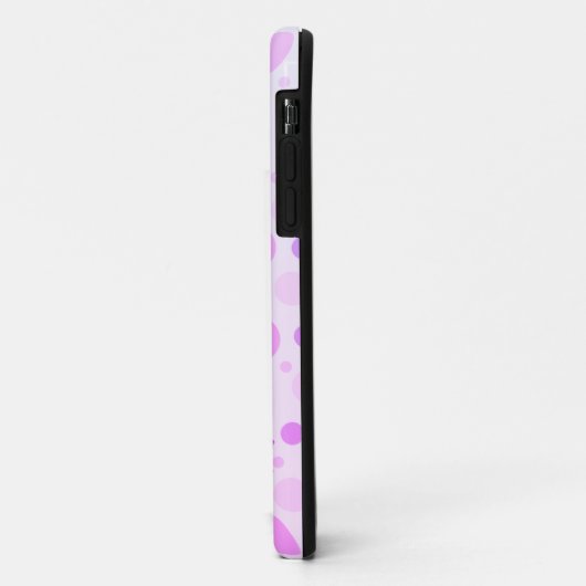 Pastel polka dots iPhone Case (Achterkant/links)