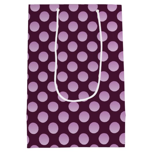 Pastel Polka Dots  Medium Cadeauzakje (Achterkant)