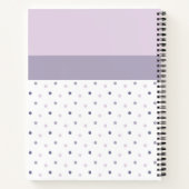 Pastel polka dots notitieboek (Achterkant)