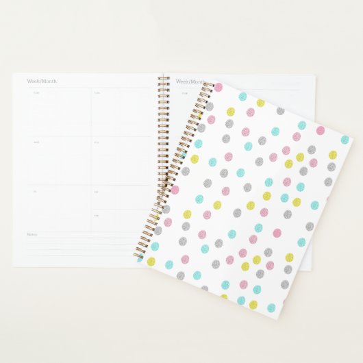 Pastel Polka Dots Planner (Display)