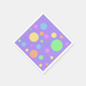 Pastel Polka Dots Servet (Hoek)