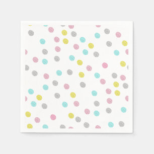 Pastel Polka Dots Servetten