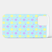 Pastel polka-stippen iPhone / iPad case (Achterkant (horizontaal))