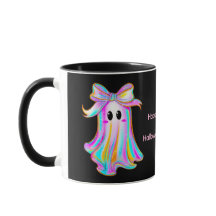 Pastel Pompoen & Geest Halloween Mok