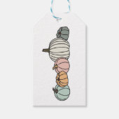  Pastel Pompoen Gift Labels Cadeaulabel (Voorkant)