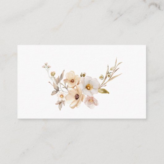 Pastel Pompoen Herfst Baby shower Luier Raffle Kaa Informatiekaartje (Achterkant)