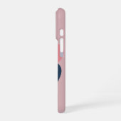 Pastel Poodle Moeder Custom Naam Hoesje iPhone Hoesje (Linkerkant)