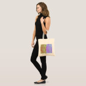 Pastel Pop Art Deco Stone Head Sculpture Canvas ta Tote Bag (Voorkant (model))