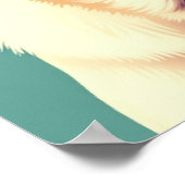 Pastel Pop Art Labrador Retriever Portret Poster (Hoek)