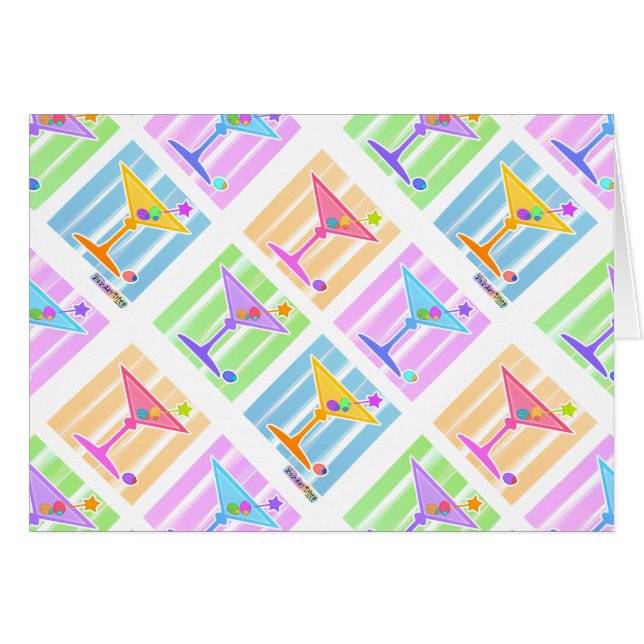 PASTEL POP ART MARTINIS (Voorkant Horizontaal)