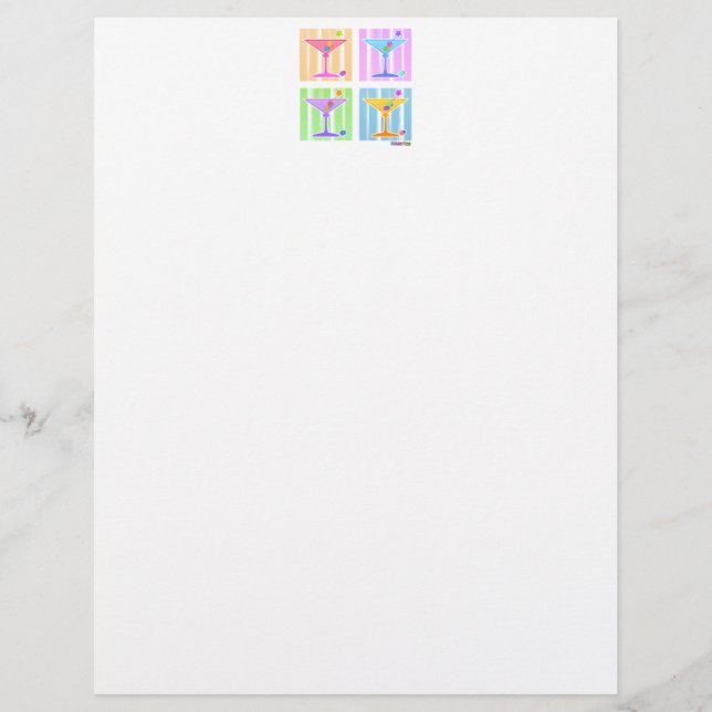 PASTEL POP ART MARTINIS (Voorkant)