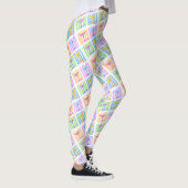 PASTEL POP ART MARTINIS LEGGINGS (Rechts)