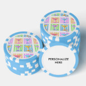 PASTEL POP ART MARTINIS POKERCHIPS (Opstapeling)