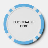 PASTEL POP ART MARTINIS POKERCHIPS (Achterkant)