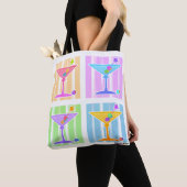 PASTEL POP ART MARTINIS TOTE BAG (Dichtbij)