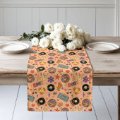 Pastel Pop Runner Retro Groovy Dining Decor Lange Tafelloper