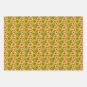 Pastel Poppies Wrapping Inpakpapier Vel (Voorkant 2)