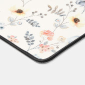 Pastel Poppy Floral Garden Pattern Bureaumat (Hoek)