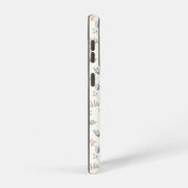 Pastel Poppy Floral Garden Pattern Samsung Galaxy Hoesje (Rechterkant)